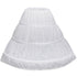 3 Hoops Petticoat Full Slip Flower Girl Crinoline Skirt Skirts Little Palace Store